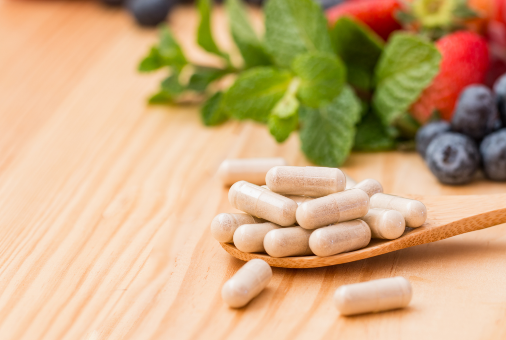 An image of konjac root supplements 
