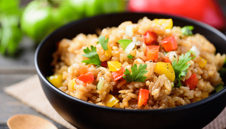 An image of a gluten-free konjac rice bowl