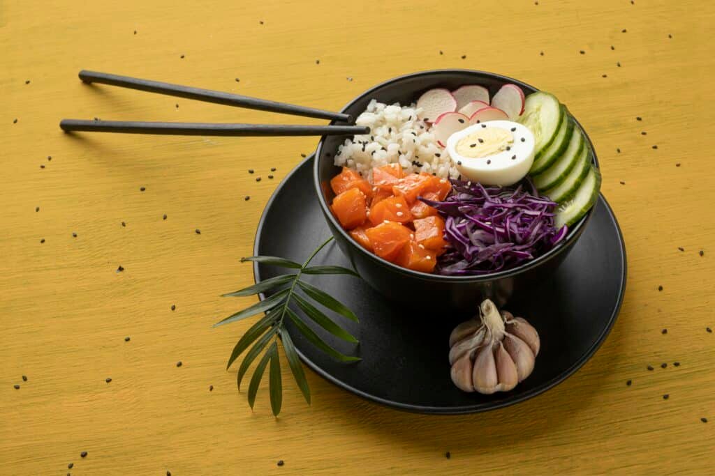 Konjac rice recipe-Konjac rice Buddha bowl