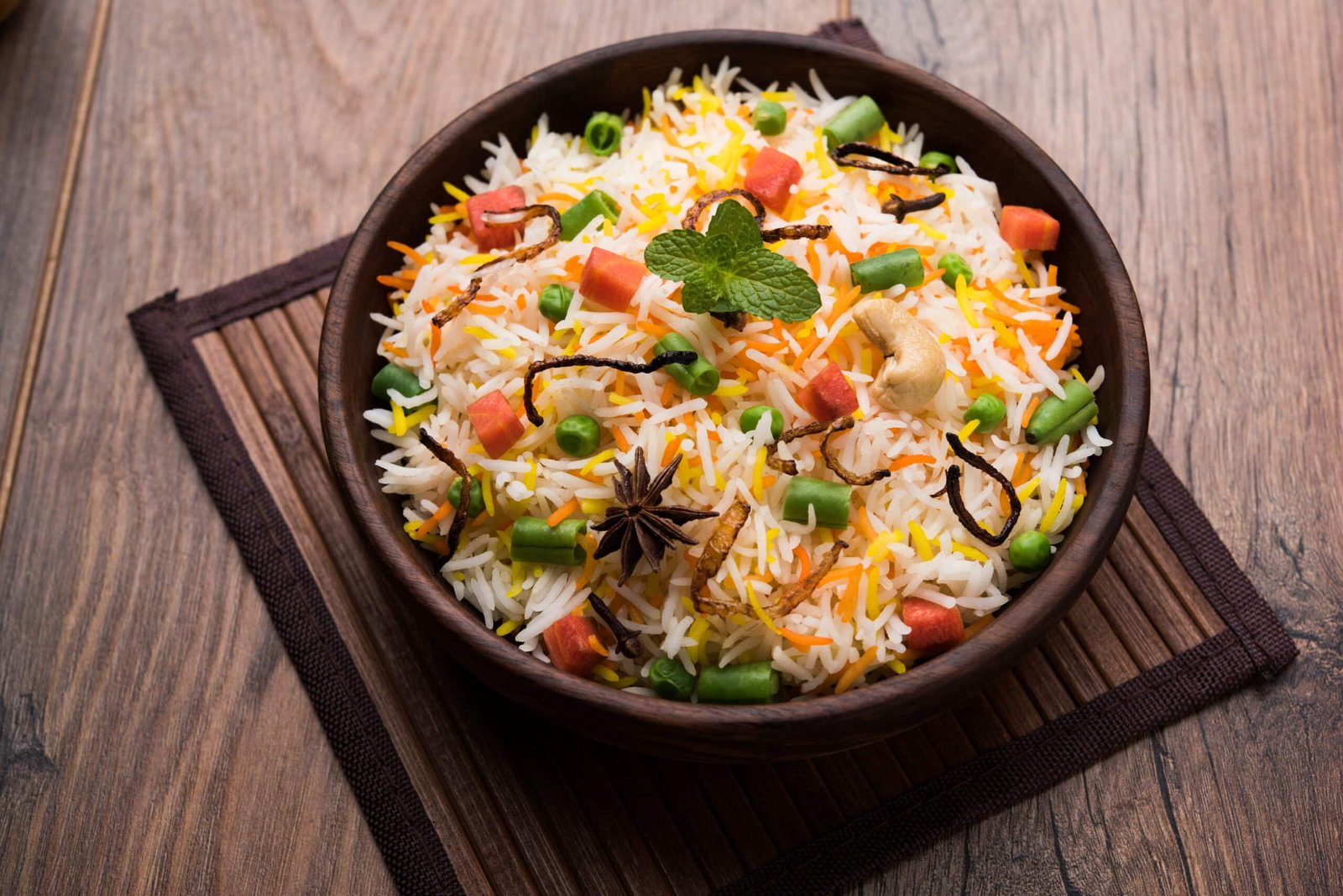 konjac fried rice in a bowl