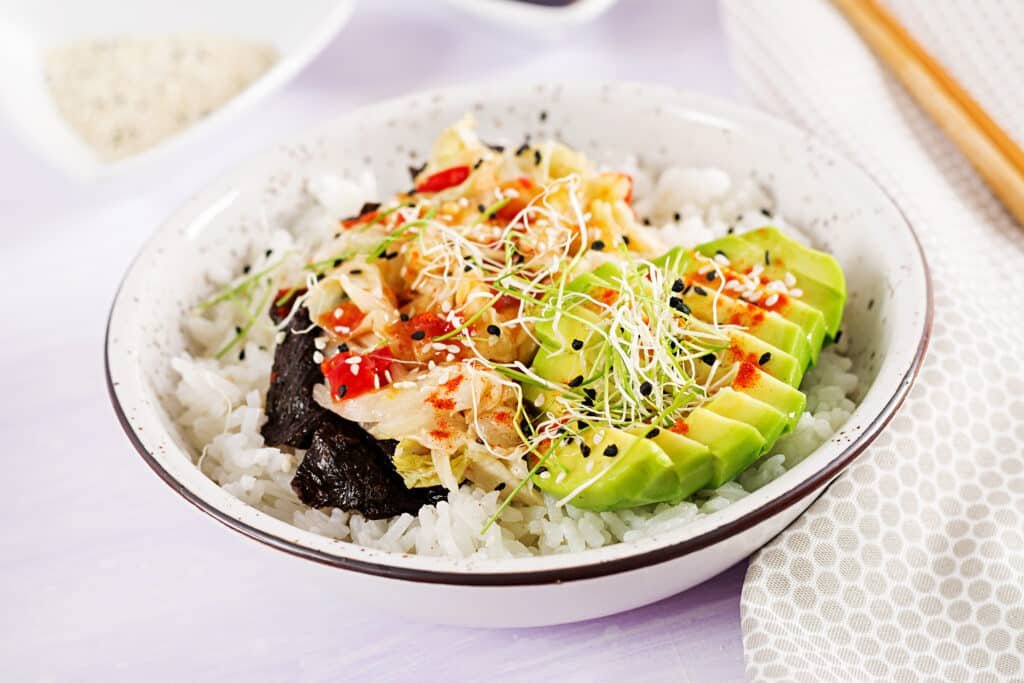 Konjac rice recipe-Konjac rice salad